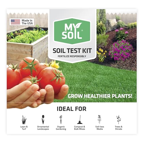 MySoil Soil Test Kit, Unlock Your Lawn & Garden Potential, Complete & Accurate Nutrient and pH...