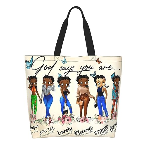 Bolso Tote para mujer negro estilo casual miniatura 3