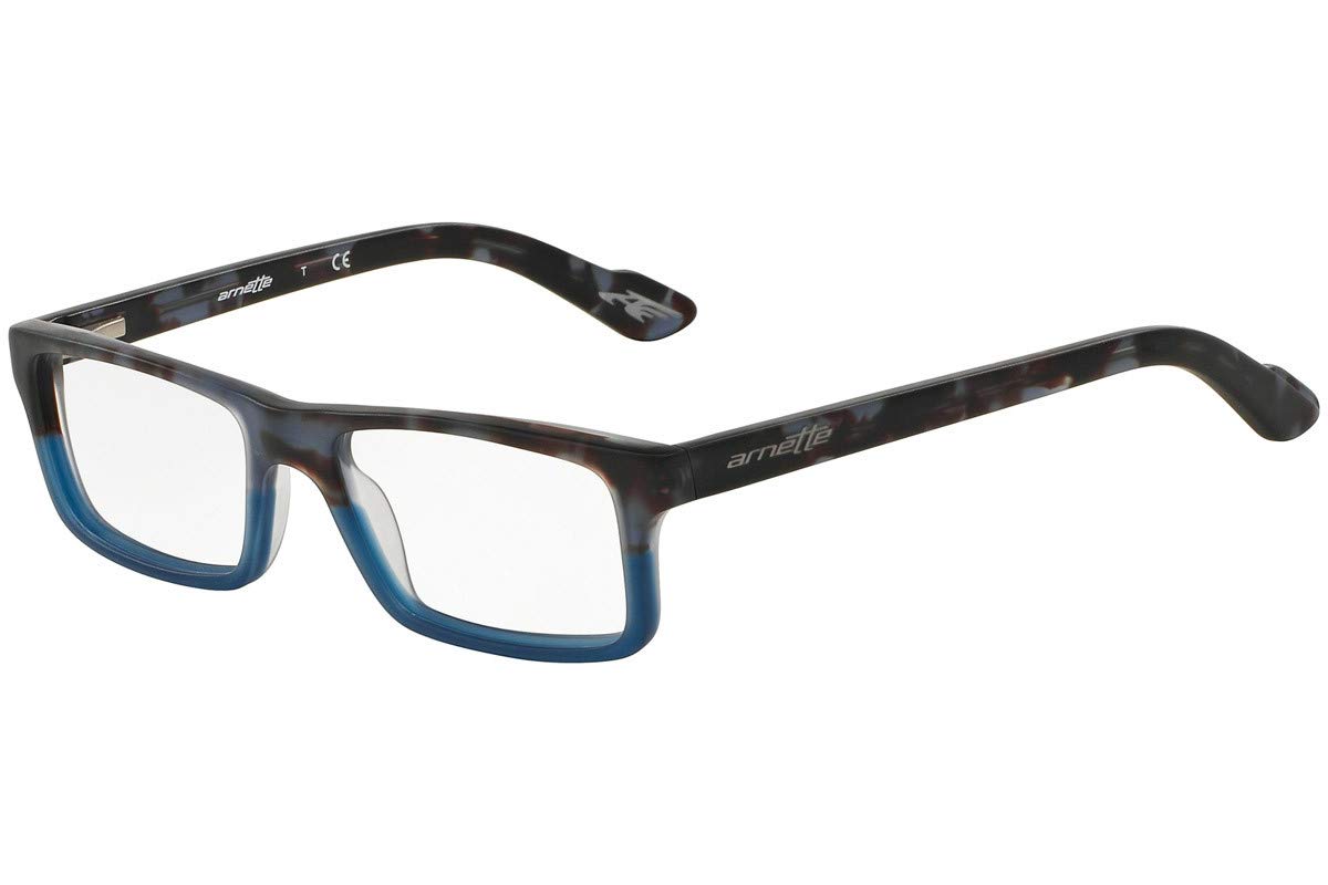 ARNETTE Lo-Fi AN7060-1176 Eyeglasses Matte Black Tortoise/Blue frame 49mm w/Clear Demo Lens