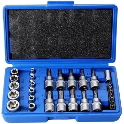 YWHWXB 29 Pcs Metric Torx Bit Socket Set Cover