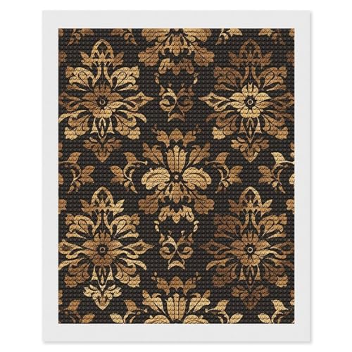 Kit diamond painting vintage doré 5D idée cadeau créatif