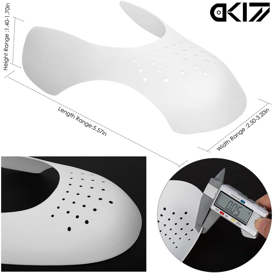 xd Protector Zapatillas 4 pares Antiarrugas Zapato Protector Puntera Zapato Prevenga Hendidura del Pliegue del Calzado Deportivo