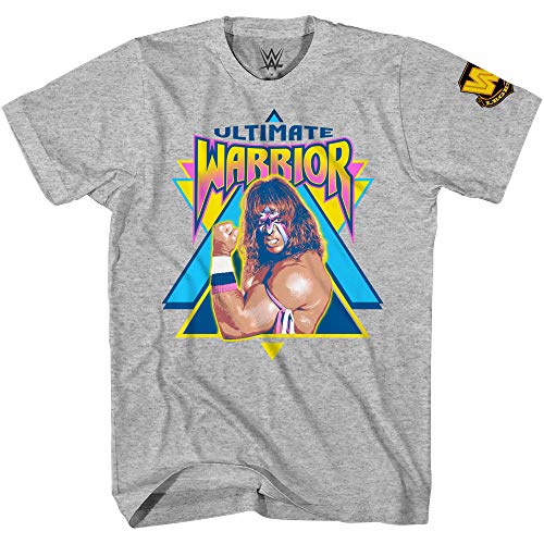 WWE mens Wwe Men's Ultimate Warrior T-shirt T Shirt, Heather Grey, XX-Large US