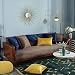 YUTJK Couchdecken,Ecksofa-Bezug,Sofa Abdeckung,Chaiselongue-Sofabezug,Weicher Atmungsaktiver Sofaschoner,für Frühling Herbst,Plüsch Sofabezug für Ledersofa-Braun_90×240cm