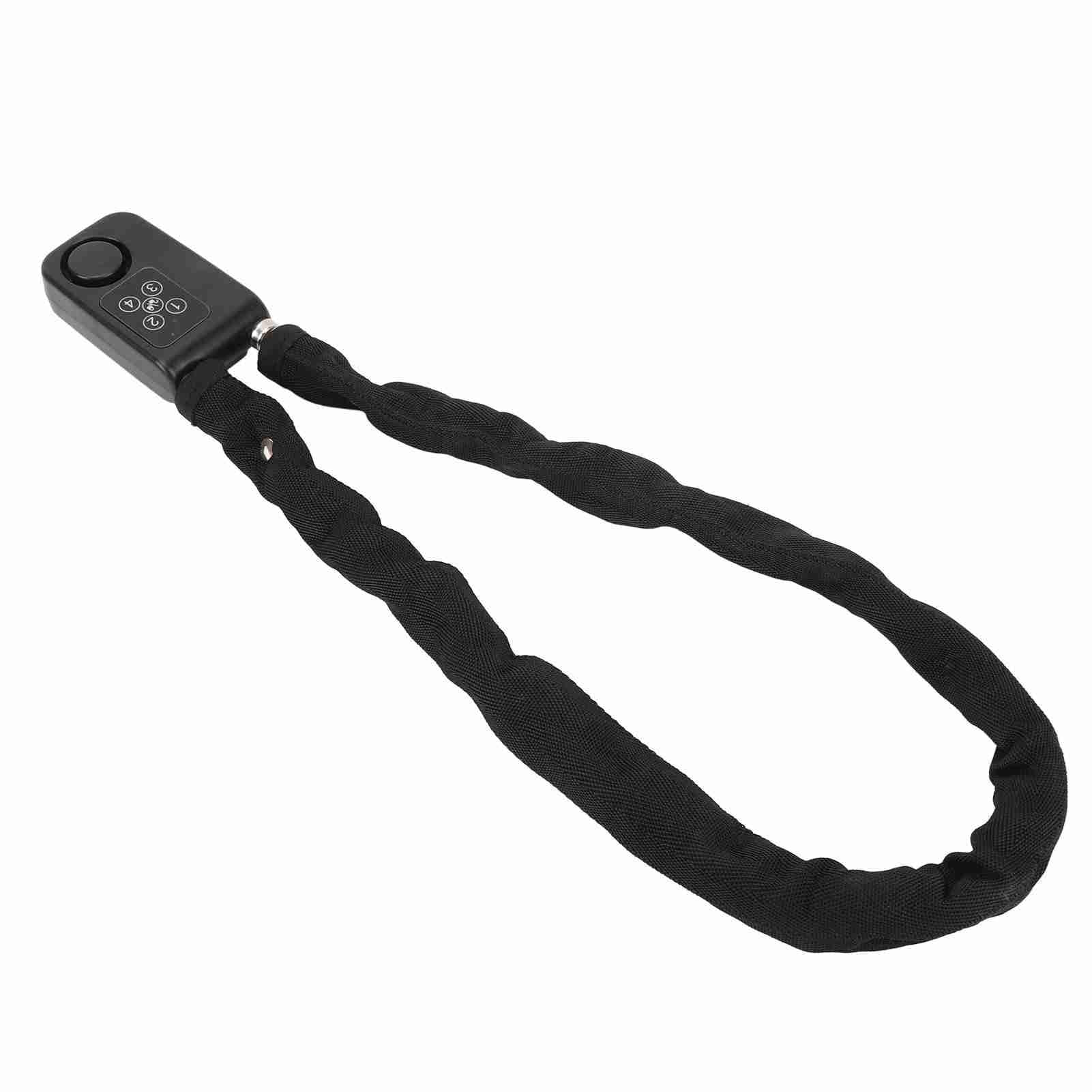 Yctze Lucchetto Digitale per Moto Antifurto con Allarme a Vibrazione da 110 DB e Accesso Senza Chiave, Blocco di Sicurezza con Password per Bagagli e Porte (BLACK)