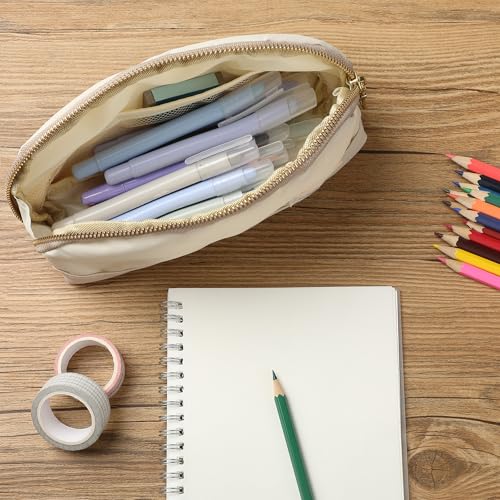 Mr. Pen DHBU001M402INFSLH Pencil Case, Cream, Pencil Pouch, Pencil Bag, Pen Case, Pen Pouch, Pen Bag, Pencil Pouches, Pencil Bags, Pencil Case, School Pencil Case thumb #5