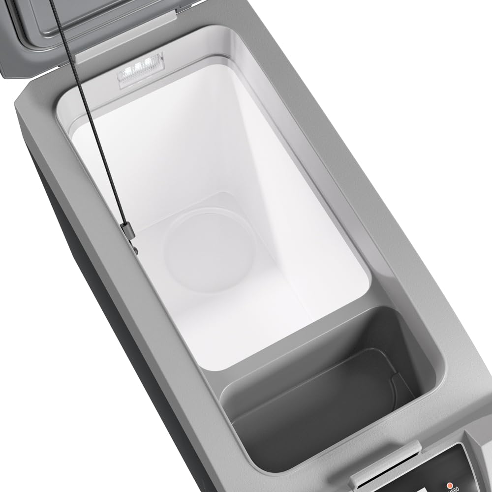 Yolco ARC18 lodówka podróżna z kompresorem, 16 l, 12 V, 24 V, 230 V, elektryczna, przenośna, kempingowa, mini zamrażarka, od -18°C do +10°C, cicha lodówka chłodząca z funkcją turbo, do samochodu