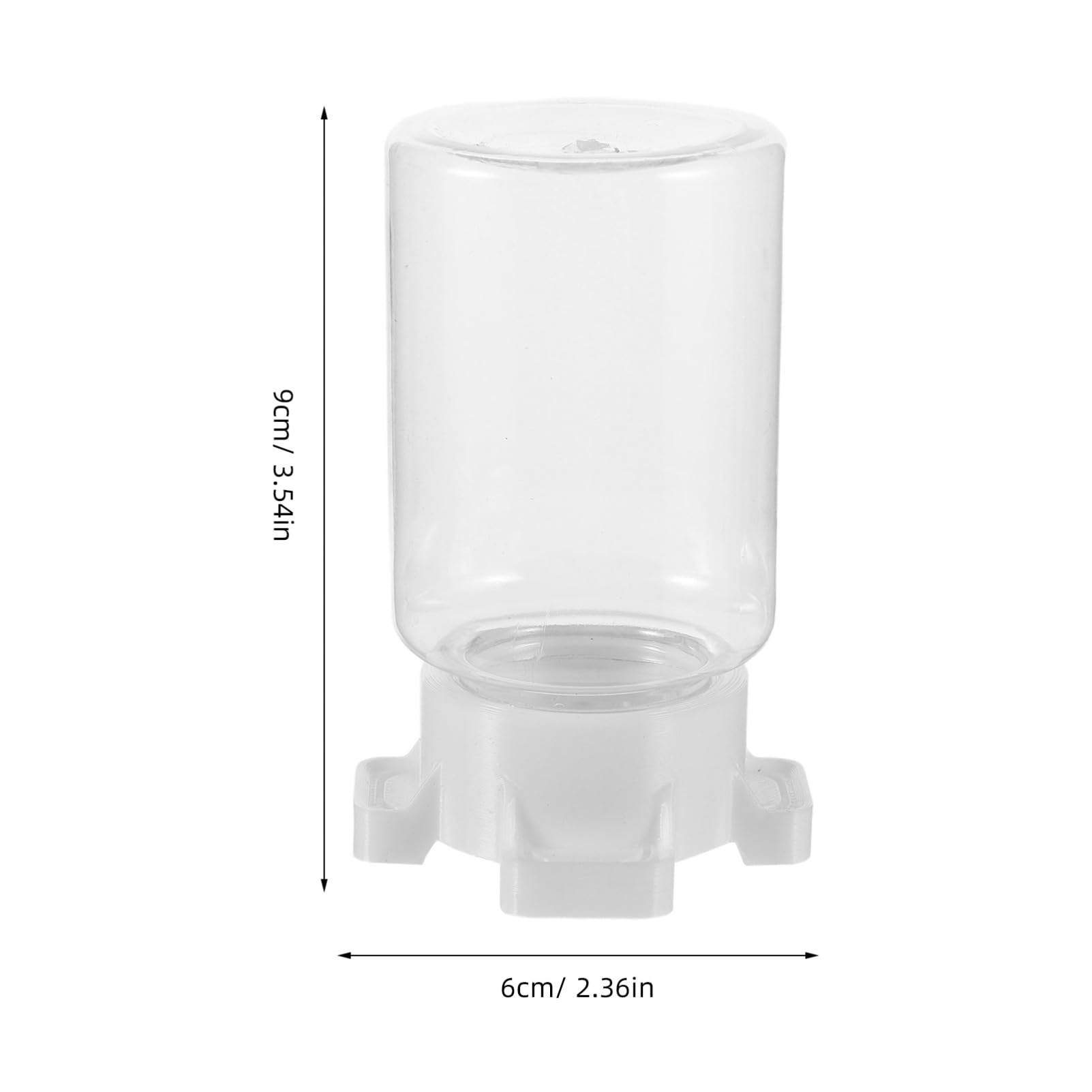 ifundom Jumping Spider Water Dispenser with Ports Gecko Feeder Water Bowl Stable Design for Reptiles Crickets Tarantulas and Small Animals Enclosure Accessories