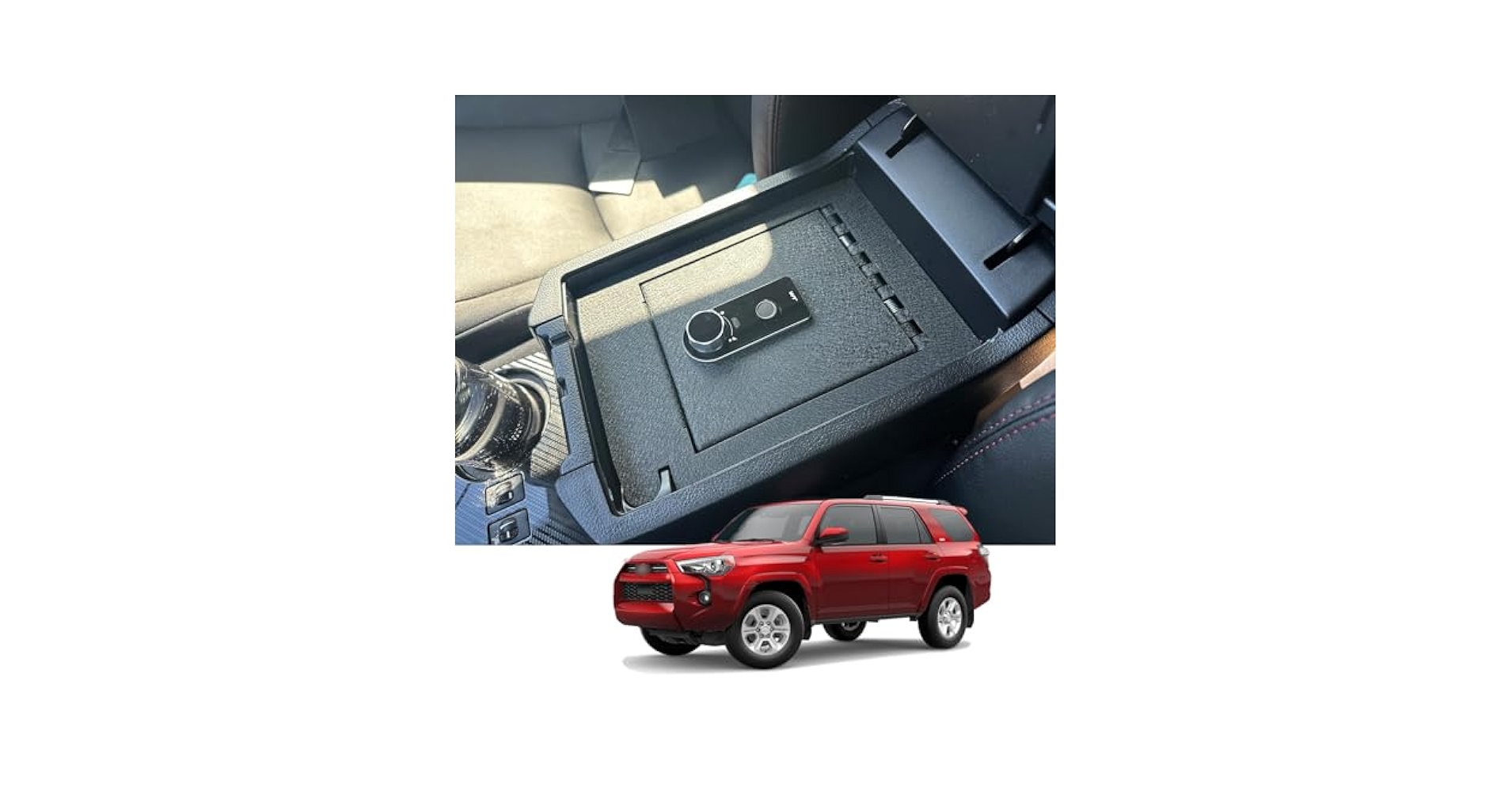 Amazon.com: KEREN Center Console Gun Vault Safe Box