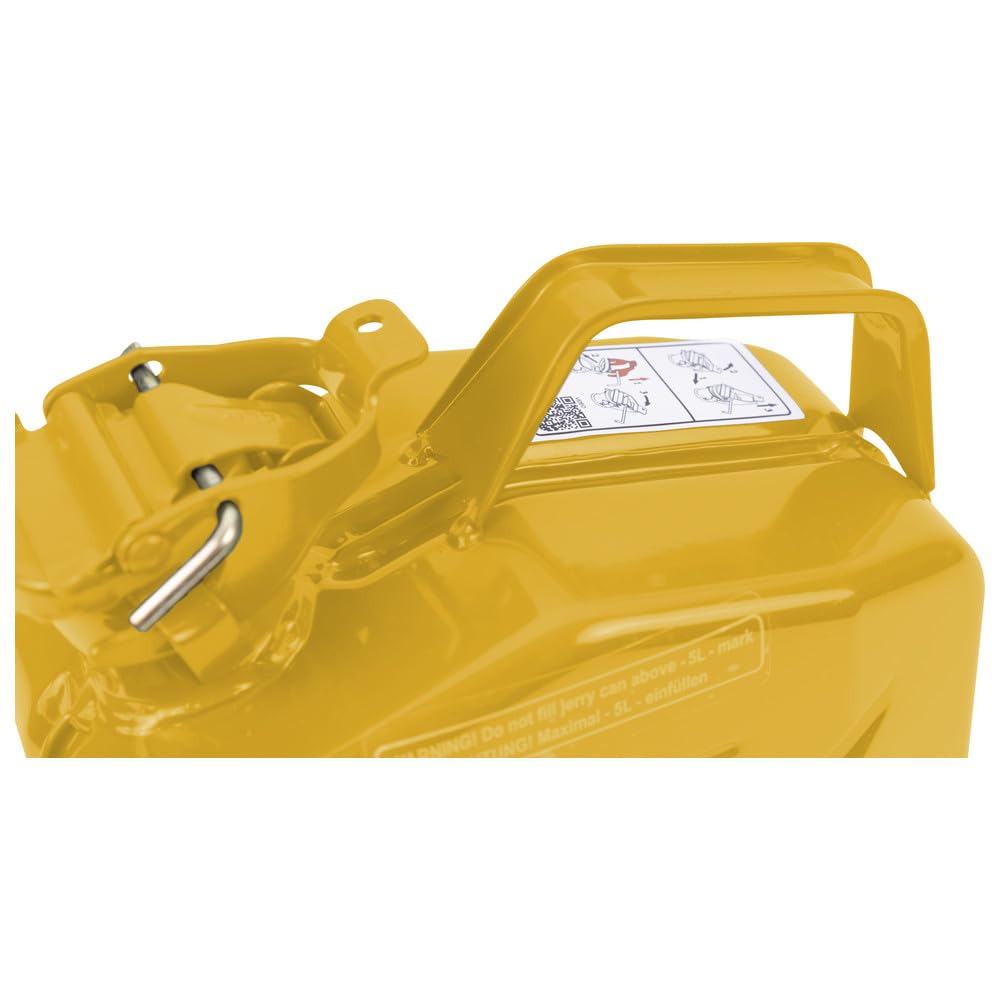 Dönges Jerrican en tôle d'acier Jaune 5 l