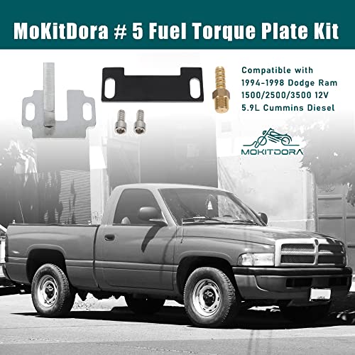 Image of MoKitDora # 5 Fuel Torque Plate Kit for 1994-1998 Dodge Ram 1500 2500 3500 12V 5.9L Cummins Diesel