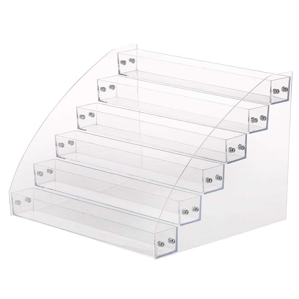 Wakects Transparent Nail Polish Organiser, Nail Polish Rack Stand Organiser Nail Varnish Stand Makeup Organiser Display Stand Box For Storing Make-Up Lipstick Cosmetics(#5 (6 Floor)