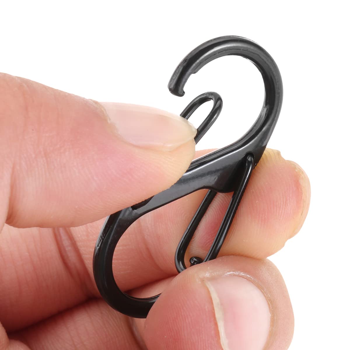 40 Pezzi Moschettoni A Forma Di S - Per Escursionismo, Campeggio E Uso Quotidiano - Foto 6