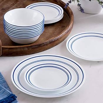 FAIENCERIE DE CHAROLLES フランス製陶器皿セット【ブルー】 ネ36 ブルーグレー 楕円洋皿 中 - 益子焼の小さな窯元