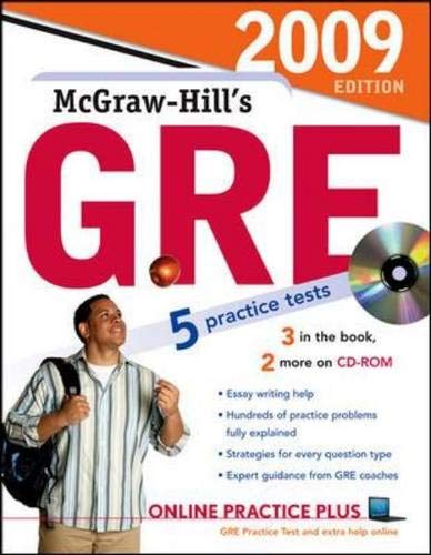 McGraw-Hill Education GRE with CD-ROM, 2009 Edition