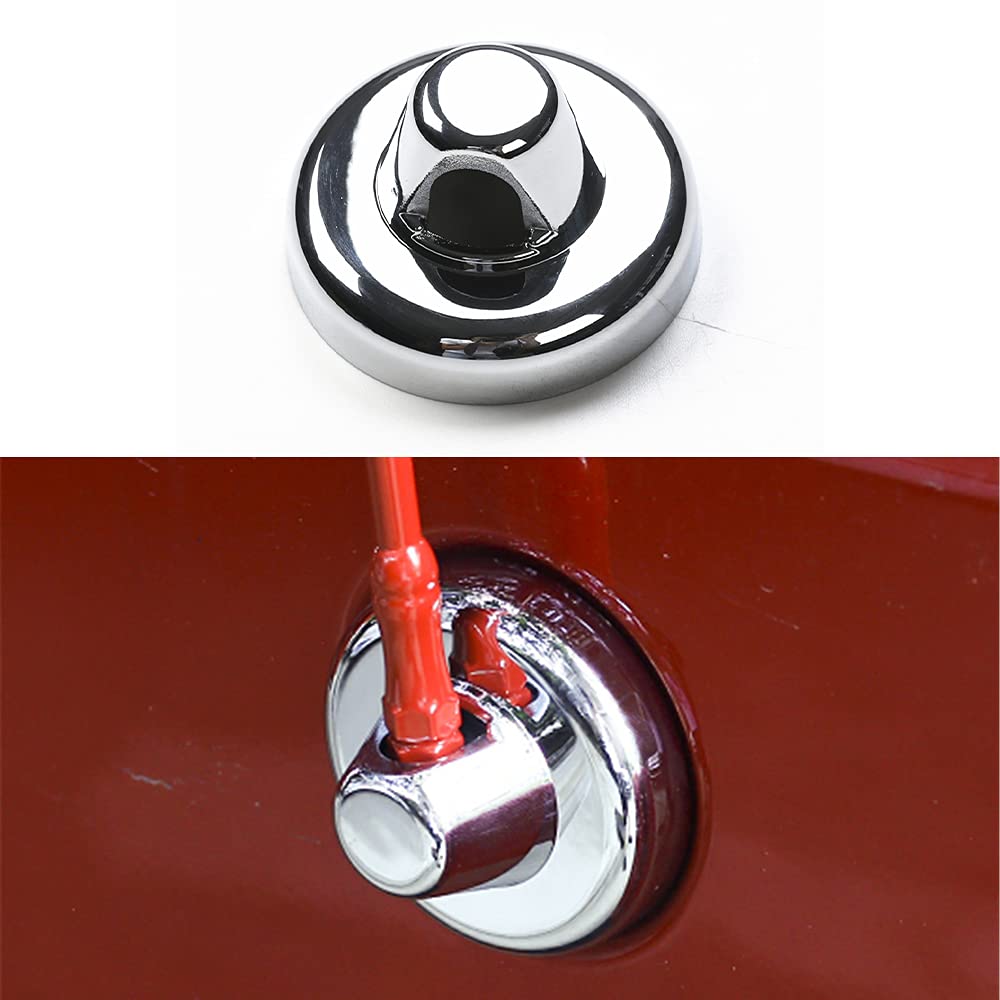 JUNLELI Jeep Antenna Base Cover - Decorative Trim For Wrangler JK JL Gladiator JT 2007-2023