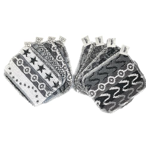 Image of Skoy Scrub, 8-Pack Reusable, Non-Scratching Dish Scrubber for Kitchen and Household Cleaning, Planet-Friendly, Dishwasher Safe Soft Scrub, Monochromatic Colors