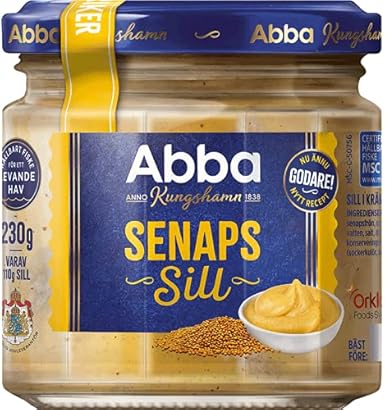 ABBA ARENQUES CON MOSTAZA. PACK 10 X 230GR.