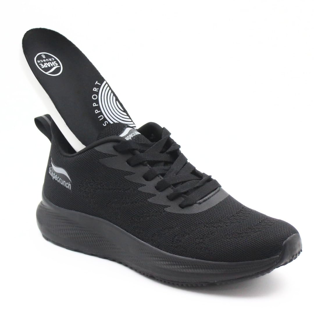 SHAPECRUNCH Arch Support Shoes with Soft Cushioned Insoles for Men for Walking and Running - Comfortable and Stylish