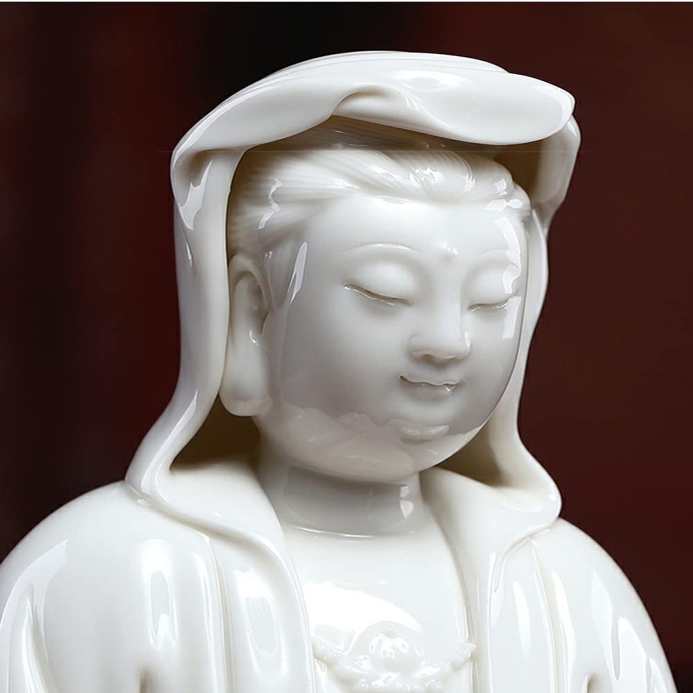 Amazon｜観音菩薩?vara 置物仏像観音像セラミック工芸品クリエイティブ