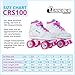 Chicago Skates Sidewalk Roller Skates – Durable, Top Performance Indoor/Outdoor Use Skate Shoes for Girls & Boys, High-Top Boot Safety Youth Quad Skates, 60mm PU Wheels, Adjustable Chassis & Trucks