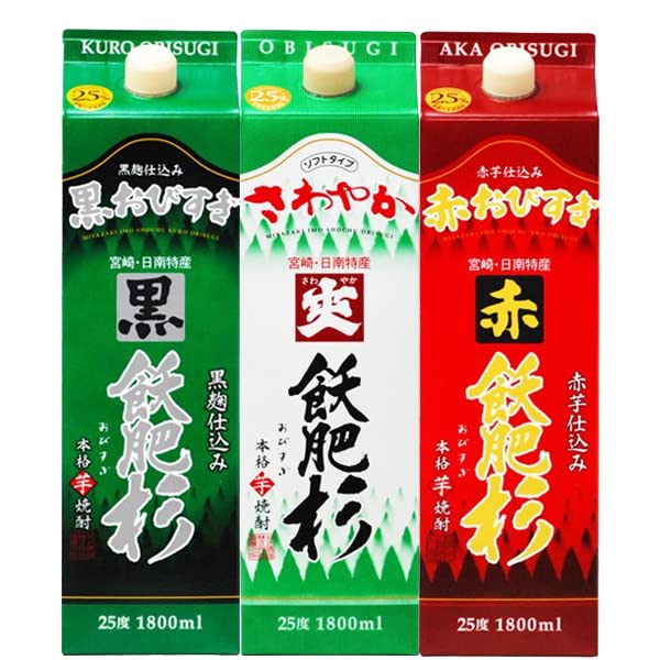 飲料・酒 飫肥杉1800ml 25度紙パック 6本セット 元箱入