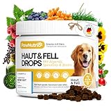 PawNutrio - Haut & Fell Drops mit Algenöl (Omega 3) für Hunde I gegen...