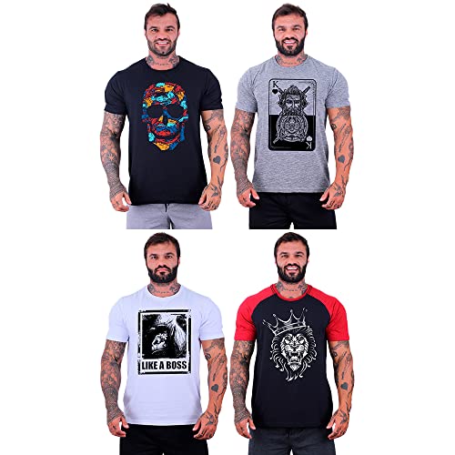 Camiseta masculina estampada