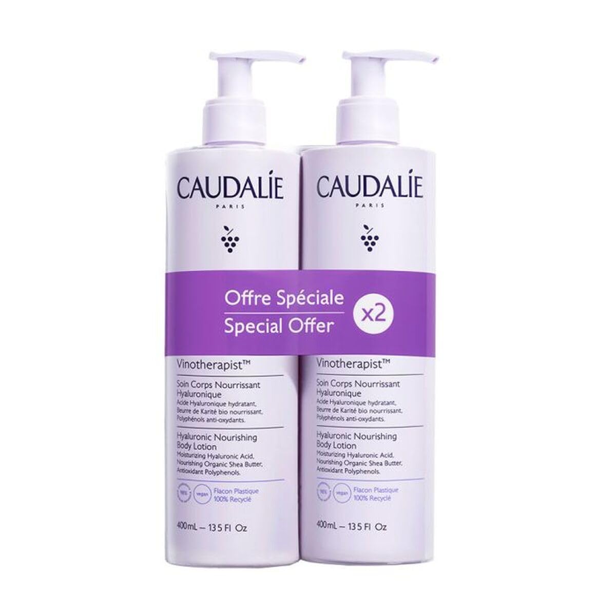 Caudalie vinotherapist Soin Corp 2x400ml