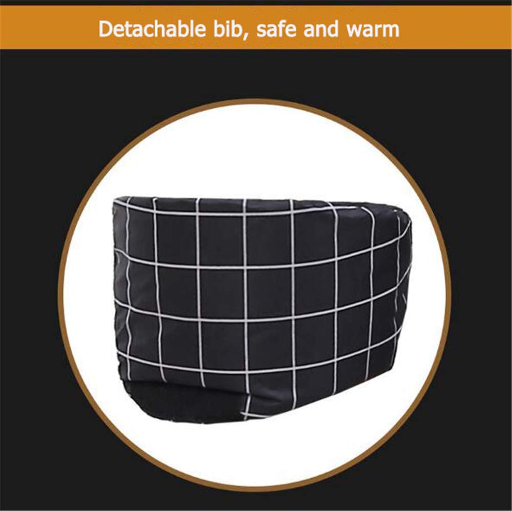 Housse imperméable en Peluche pour Voiture électrique, Pare-Brise Solaire pour Moto électrique d'hiver, Protection Thermique Coupe pour Scooter de Voitures électriques