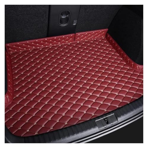 Tapis de démarrage MG6 2018 en cuir PU vin rouge finition luxe