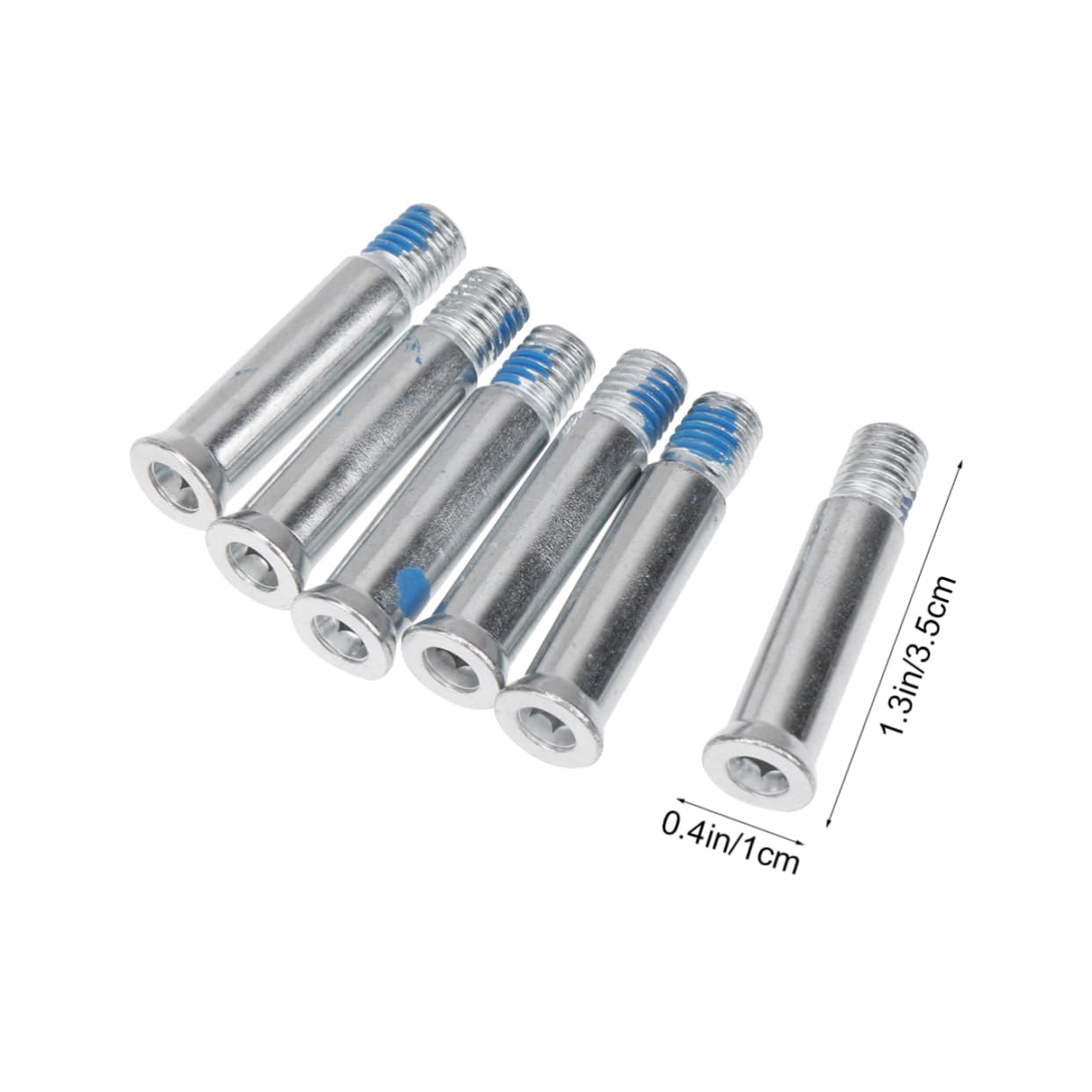 VANZACK 14pcs 35mm Skateboard Hardware Roller Skate Screw Axle Nuts Universal Fit for Roller Skates