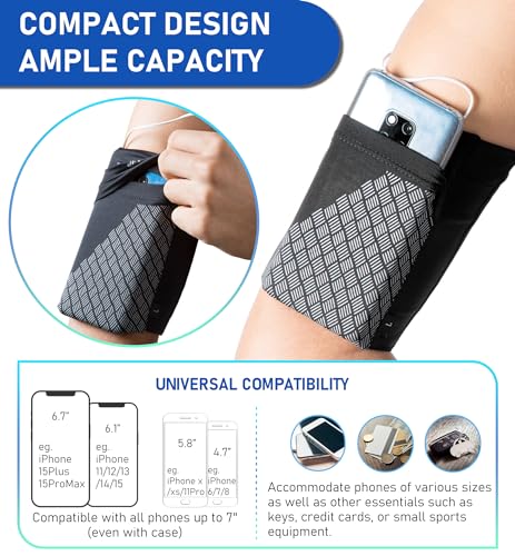 image for HiRui Universal Sports Armband Cell Phone Armband Sleeves Running Armb