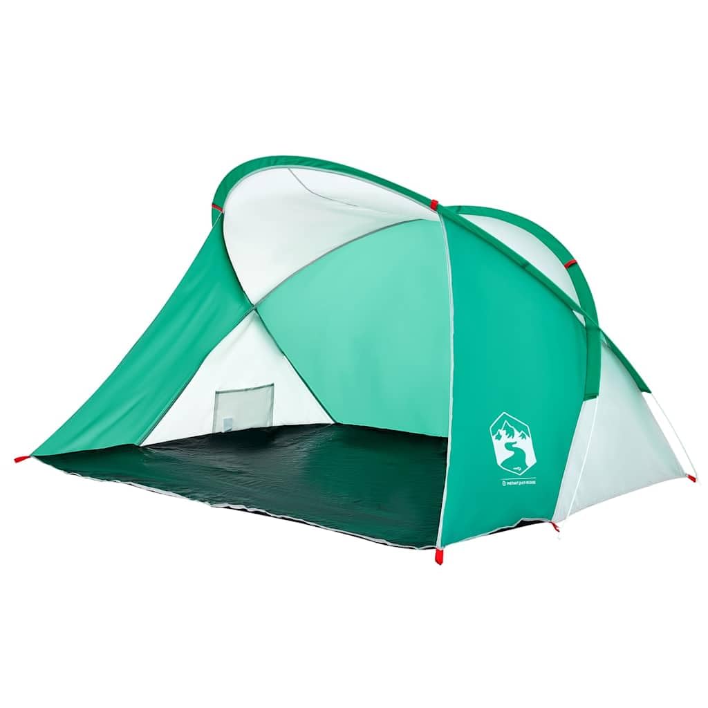 Tenda da spiaggia pop-up per 2 persone, leggera, con borsa per il trasporto, ingresso aperto, paravento per spiaggia e giardino, 225 x 158 x 115 cm, grigio poliestere
