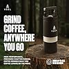 VSSL Java G45 Manual Coffee Grinder | Coffee for Camping | Bean Grinder | Travel Pour Over | Stainless Steel Conical Burr | ~ 45 Gram Capacity | Extendable Grind Handle | 50 Grind Settings | Black #1