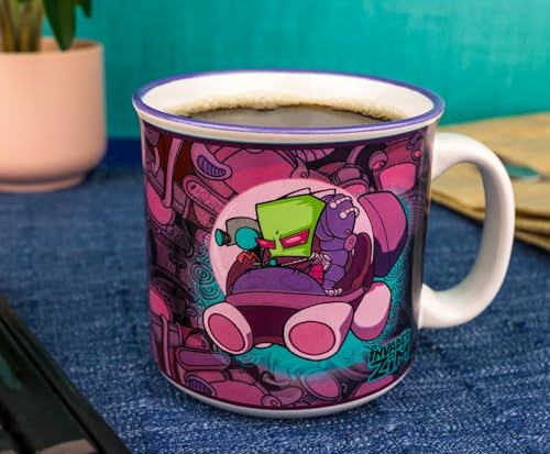 Mug de cerámica Silver Buffalo Invader Zim 20 onzas miniatura 5