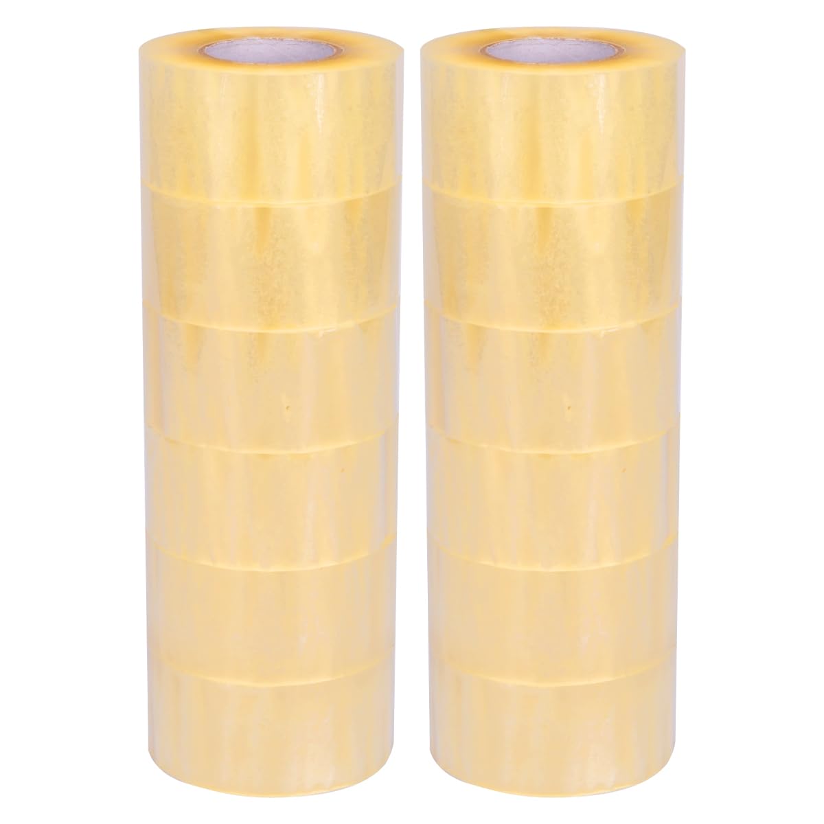 verpacking 12 x taśma klejąca HIGH TACK przezroczysta, głośno zwijana, 48 mm x 150 mb taśma pakowa taśma pakowa z 5 cm rdzeniem
