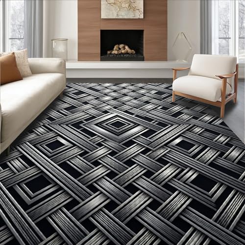 Design&I Low Pile Flatweave Rug 8x10 with SpeedHeat Underlay