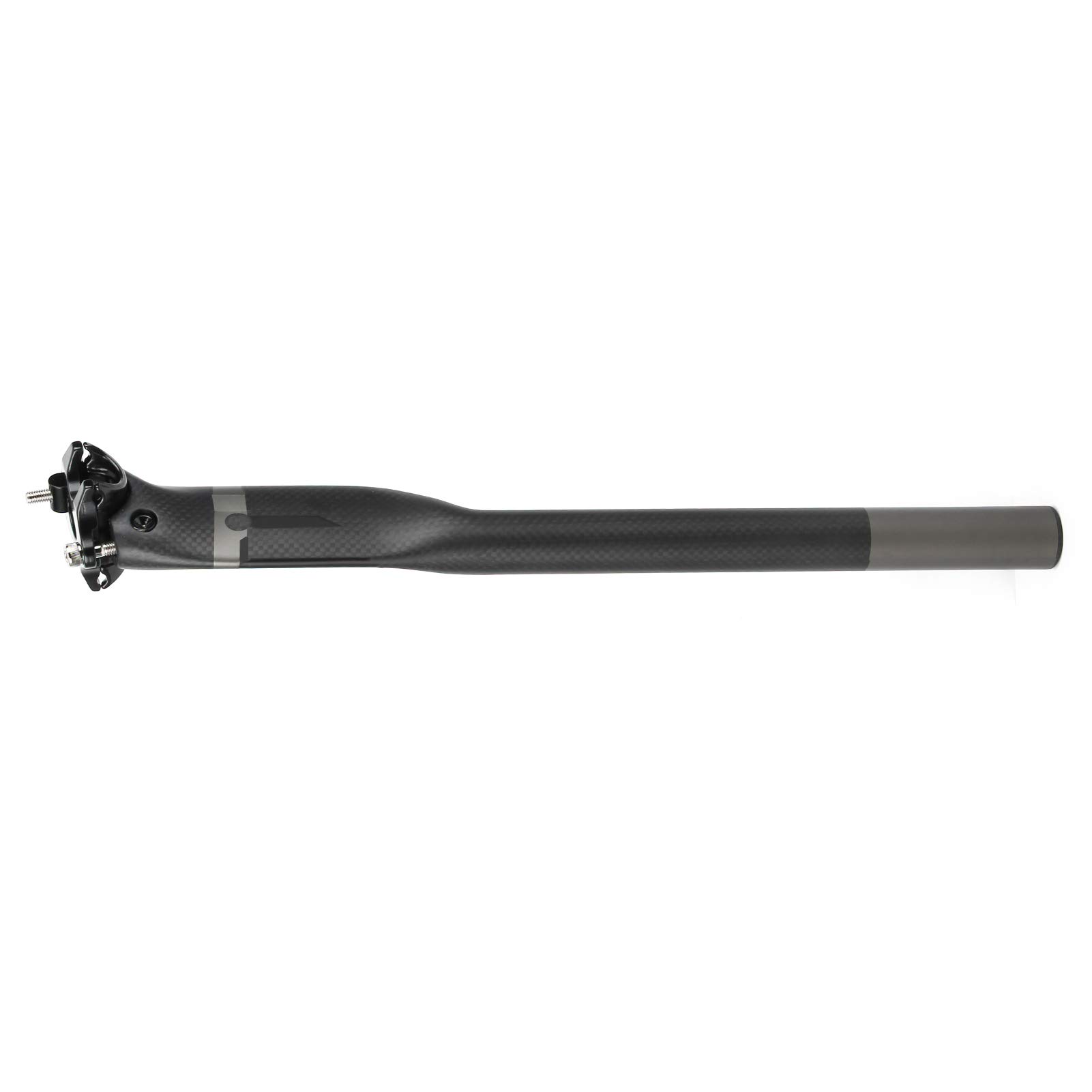 Sztyca rowerowa, włókno węglowe 27,2x400mm sztyca podsiodłowa do roweru do składania kolarstwa szosowego, górska łatwa w montażu i demontażu