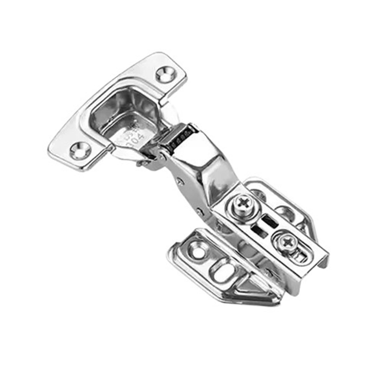 1/2pcs Cabinet Hinges Stainless Steel Door Cabinets Hinges(2pcs)