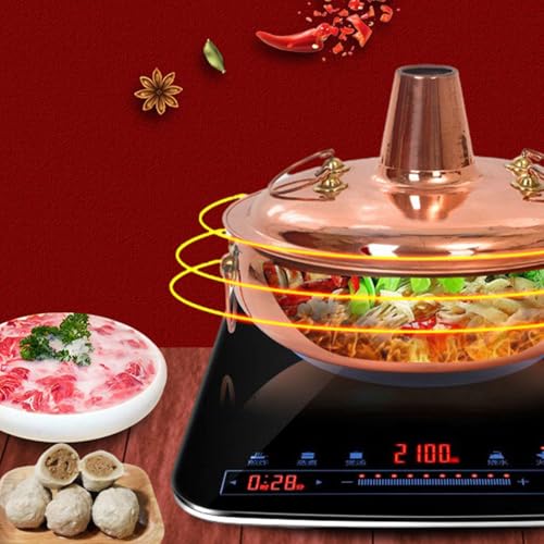 Olla china de cobre para hot pot 32 cm miniatura 3