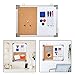 Combination Magnetic Whiteboard & Corkboard 16