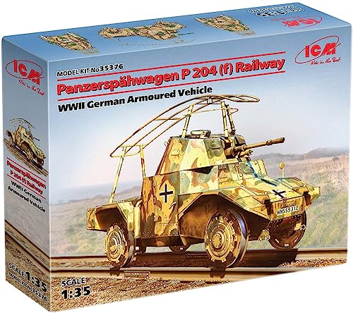 Panzer Recon Vehicle P204 F Railway ICM 35376 évitez les pièces fragiles maquette
