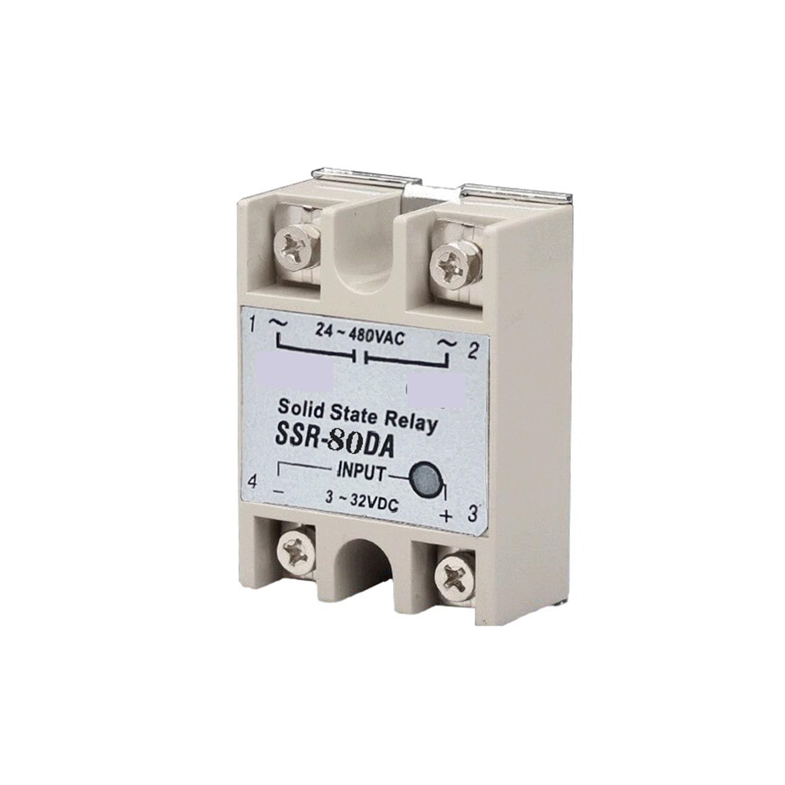 Relais statique SSR-75DA DC-AC 220V 75A petit solide de commutation