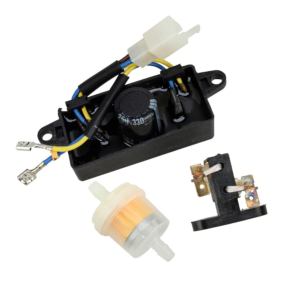 AVR Carbon Brush Fuel Filter Kit Fit for Predator 3200 4000 3500 Watts