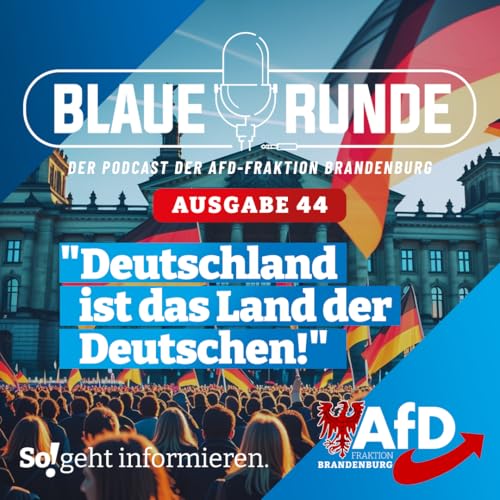 "Deutschland ist das Land der Deutschen!" | Die Blaue Runde, Ausgabe 44/25 vom 30. Juli 2025 cover art