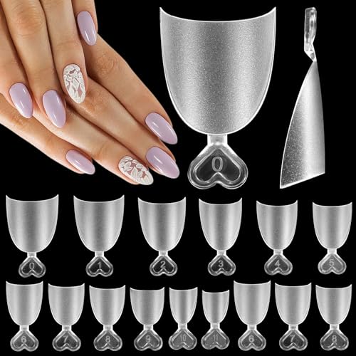 JSRQT 240Pcs Short Oval French Nail Tips, 12 Size Half Cover Matte Fake Nail