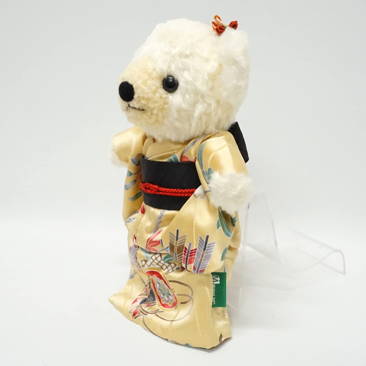 着物　クマ　テディベア ぬいぐるみ　ベアー　手縫い　お寿司 Amazon.co.jp: 着物ベア 21cm Mサイズ KIMONO OBI Bear 日本製