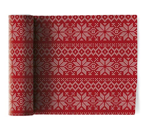 MY DRAP Formal Designer Collection Luncheon Napkins (12 Napkins, Noel)