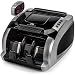 Money Counter Elite w/Fast Count - UV/MG/IR Counterfeit Bill Detection, Counterfeit Alarm, 1200 Bills Per Minute, Professional Cash Counting Machine